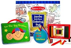 Little Picaso "I'm The Big Brother" Coloring Book Gift Set by Kara Nessian