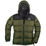 TAIGA Tantalus 700 - Men's European Goose Down Jacket, Olive with Black, MADE IN CANADA
