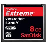 SanDisk SDCFX-008G-X46 Extreme Carte memoire CompactFlash 60 Mo/s 8Gopar Sandisk
