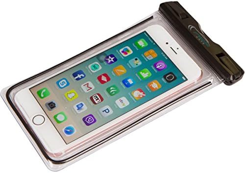 Ark Safe Waterproof Glow-In-The-Dark Cellphone Case | The Best Waterproof Cell Phone Case With Glow-In-The-Dark Feature | Universal Cell Phone Compatibility | iPhone | Android | Samsung Phones | Black