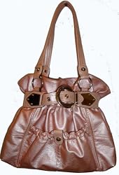 Kathy Van Zeeland Purse Handbag Blush Casual Pocket Belt Shopper