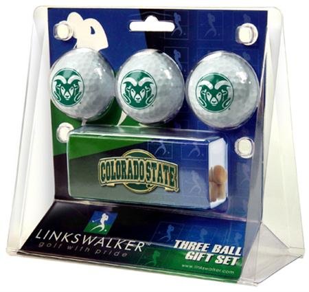 Colorado State Rams Csu Ncaa Slider Hat Clip 3 Golf Ball Gift Packs