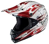 HJC CL-X5N Fang MC-1 Off Road Motorcycle Helmet Red Extra Small XS 0860-1201-03