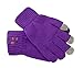BicycleStore® 1 Pair Bluetooth Talking Glove Touch Screen Gloves Winter Warmer for Men Women Built-In Speaker and Microphone Hand Gesture for Creative Answer (purple)