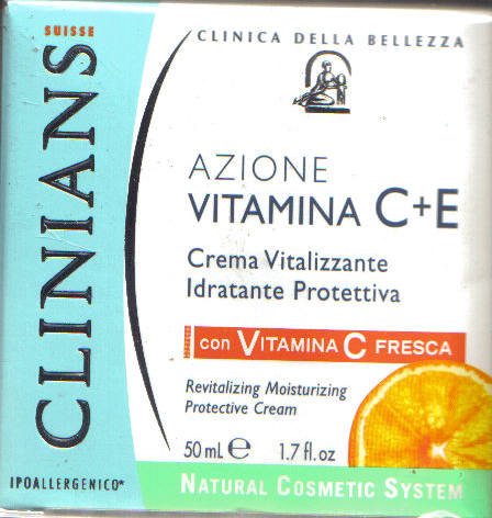 Clinians Suisse Clinica Della Bellezza Vitamine C Revitalizing Moisturizing Protective Cream 1.7 oz
