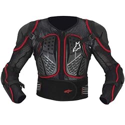 Alpinestars Bionic 2 Jacket Men's Protector On-Road Racing Motorcycle Body Armor - Black/Red