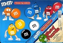 M&Ms I know My Colors Multi-Layer Wood Puzzle