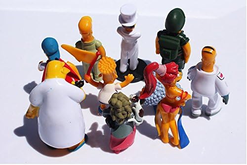 The Simpsons Family portrait Assen family Doll Decoration Toy 10PCS