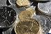 Wallmonkeys Peel and Stick Wall Decals - Gold and Silver Coins - Removable Graphic