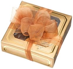 Dina's Organic Chocolate 74% Dark Dairy-free Truffles, 4-Count Boxes (Pack of 2)