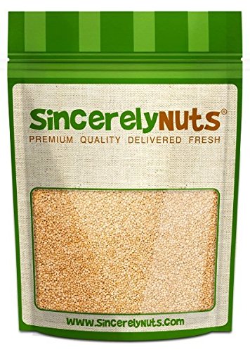 Sincerely Nuts White Quinoa Five (5) LB Bag - Delicious, and Gluten Free - Pre-Washed - Packed with Protein, Fiber and Essential Amino Acids - Certified Kosher