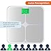 Smart Weigh SMS500 Digital Memory Bathroom Scale with Dual Color Weight Change Detection and Smart Step-On Auto Recognition of Up To 8 Users Profile, Silver