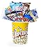 Coco Mill Movie Night Popcorn, Candy, Chocolate & Snack Variety Gift Bucket- Perfect Gift for Birthdays, Friends, Thinking of You, Thank you- Includes, M&M's®, Planters®, Airheads®, and much more!