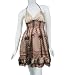 Miss Me Halter Silk Polka Dot Tunic