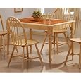 Dining Table with Terracotta Tile Top in Natural - Coaster