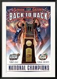 Florida Gators 2007 NCAA Champions Framed Framed Art Poster Print, 31x43