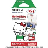 Fuji Instax Mini Instant Film with Character Frame -Hello Kitty-
