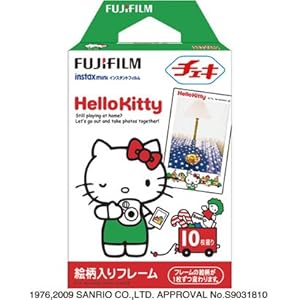 Fuji Instax Mini Instant Film With Character Frame -hello Kitty-