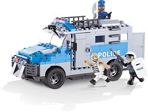 Cobi 1564, ACTION TOWN, Police Armoured Vehicle, 250 building bricks by action town