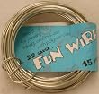 Fun Wire 22 Gauge Coil - Icy Silver
