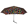 Automatic Open/Close NYC Subway Sign Umbrella - Black/ Multicolor