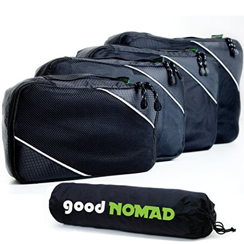 Packing cubes by good nomad - 4 piece travel luggage or…