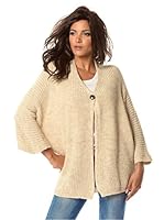 Bleu Marine Chaqueta Punto Marie (Beige)