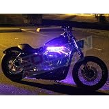 2pc Purple LED Flexible Motorcycle Light Kit by LedGlow