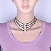 White Pearl Necklace Choker with 11-12 mm Pearls on Natural Dark Brown Leather