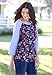 Woman Within Plus Size Three-Quarter Sleeve Baseball Tee