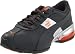 Puma Cell Turin Perf Jr Running Shoe (Little Kid/Big Kid),Dark Shadow/Silver- Orange,1 M US Little Kid