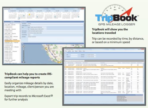 GiSTEQ TripBook TB-100 GS Mileage Logger