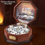 Collectible Thomas Kinkade Winter Wonderland Animated Music Box: Unique Christmas Decor by Ardleigh Elliott