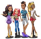 MONSTER HIGH A PACK OF TROUBLE 4 DOLL SET