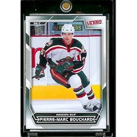 2007 Upper Deck Victory #140 Pierre-Marc Bouchard Wild Hockey Card - Mint Condition - Shipped In Protective Display Case !