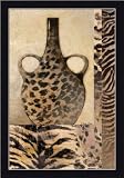Cheetah Vase by Dee Dee Animal Print Wall Décor 13.5x19.5 in Art Print Framed Picture