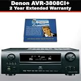 Denon AVR-3808CI A/V Multi-Source/Zone w/ Network Streaming Receiver + 2 Year Extended Warranty