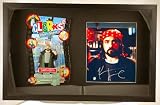Custom Framed - Kevin Smith in Person Autographed 8x10 Color Photo & Clerks Silent Bob Inaction Figure - RARE - One of a Kind - 22.5x14.25x3 - Mint - Collectible