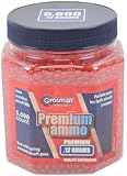 Crosman AirSoft BBs (5000 .12G 6mm, Red BBs)