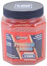 Crosman AirSoft BBs (5000 .12G 6mm, Red BBs)
