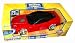 Jada Big Time Muscle 1:10 Scale 27 MHz Full Function (Forward, Reverse, Left and Right Steering) Radio Control Car - 2009 Red Sport Coupe CORVETTE ZR1 with 9.6V Battery Pack and Charger Included (Dimension: 17 x 7 x 5)