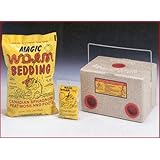 Magic Bait 1000 Worm Farm with Bedding and Food Storage Box, Yellow