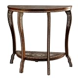 Hand-Carved Colonial India Console Table