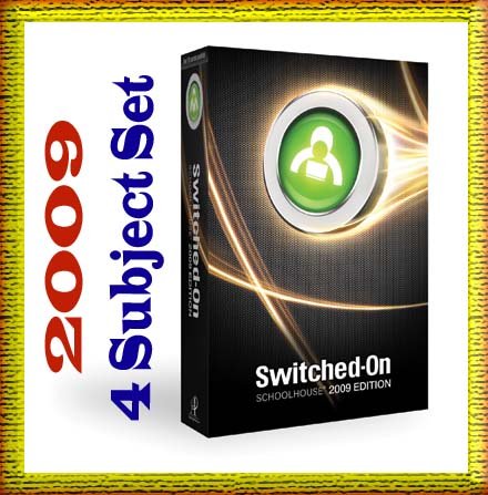 2010 SOS, Grade 9, AOP 4-Subject Set - Math, Language, Science & History / Geography Alpha Omega HomeSchooling, Switched on Schoolhouse 9TH GRADE, CD CURRICULUM