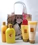 Victoria's Secret Garden Amber Romance Lotion Skin Care SET and Limited Edition Supermodel Tote Bag - 5 Pcs Gift SET