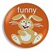 Kids Funny Bunny 9-Inch Melamine Plate