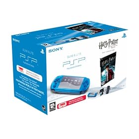 Sony PSP 3003 Console (Blue) with Harry Potter Half Blood Prince Bundle (PSP)