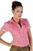 STOCKERPOINT TRACHTENBLUSE Colette Vichykaro rot, Gr. 34