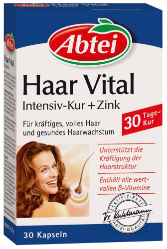 Produkt-Bild: Abtei 4262381 Haar Vital Intensiv Kur, 30 Kapseln