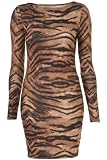LEOPARD ANIMAL PRINT BODYCON PARTY DRESS/ TUNIC